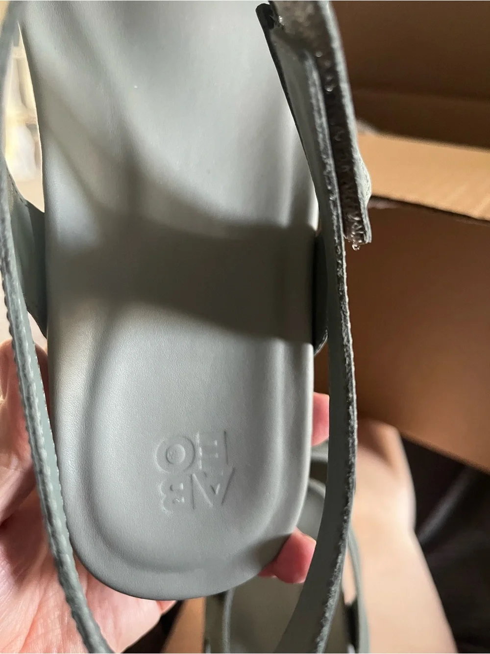 Abeo Oasis Grey Strappy Sport Sandals